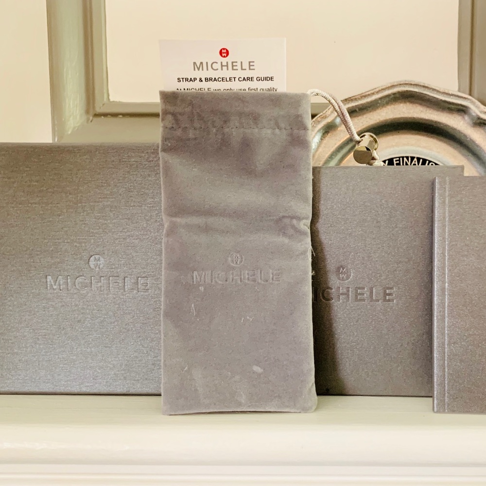 Michele Watch Box, Dust Bag, Booklet
